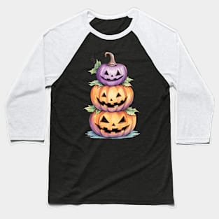 Nature's Artistry Pumpkin Rainbow Baseball T-Shirt